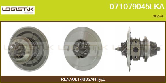 Core assembly, turbocharger (071079045LKA)