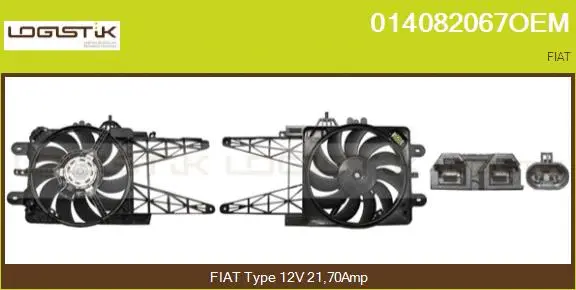 Electric Motor, radiator fan (014082067OEM)