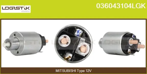 Solenoid Switch, starter (036043104LGK)