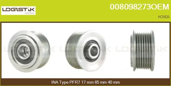Belt Pulley, alternator (008098273OEM)