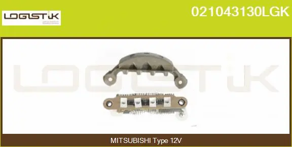 Rectifier, alternator (021043130LGK)