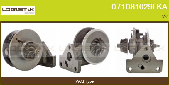 Core assembly, turbocharger (071081029LKA)