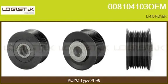 Belt Pulley, alternator (008104103OEM)