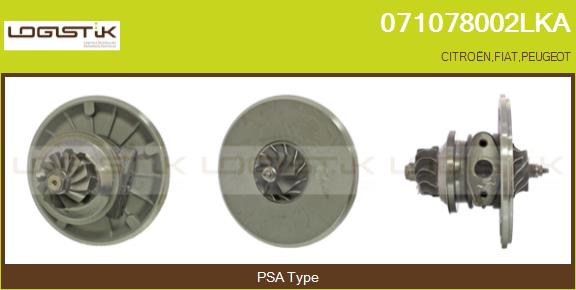 Core assembly, turbocharger (071078002LKA)