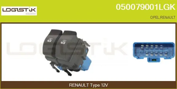 Switch, window regulator (050079001LGK)