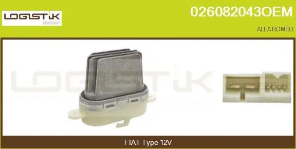 Resistor, interior blower (026082043OEM)