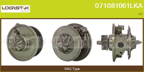 Core assembly, turbocharger (071081061LKA)