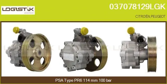 Hydraulic Pump, steering (037078129LGK)