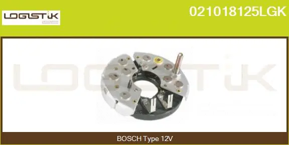 Rectifier, alternator (021018125LGK)