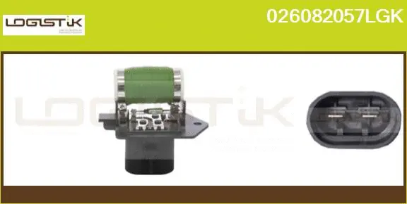 Series resistor, electric motor (radiator fan) (026082057LGK)