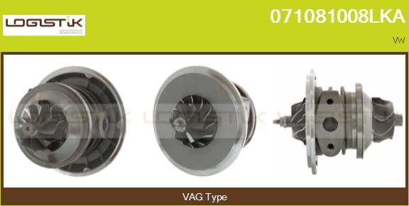 Core assembly, turbocharger (071081008LKA)