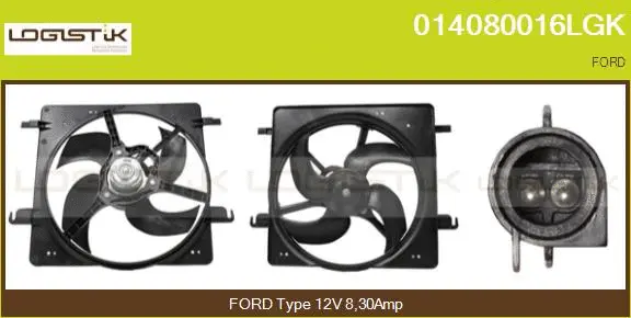 Electric Motor, radiator fan (014080016LGK)