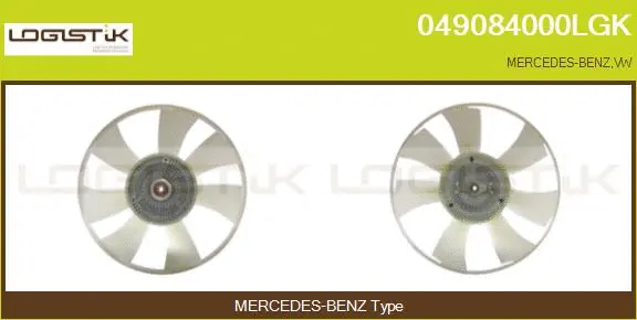 Clutch, radiator fan (049084000LGK)