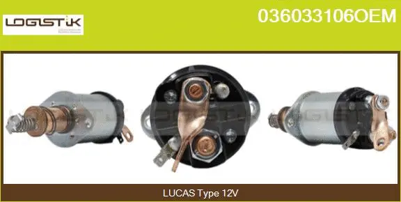 Solenoid Switch, starter (036033106OEM)