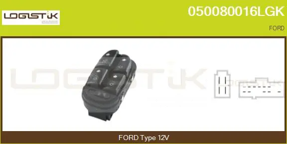 Switch, window regulator (050080016LGK)