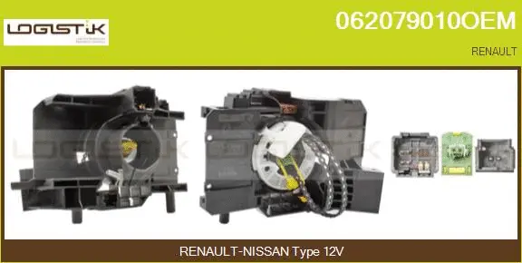 Clockspring, airbag (062079010OEM)