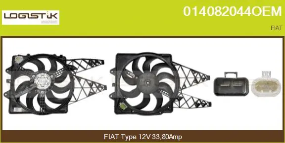 Electric Motor, radiator fan (014082044OEM)