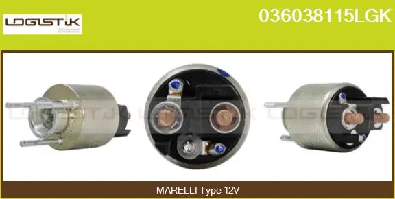 Solenoid Switch, starter (036038115LGK)