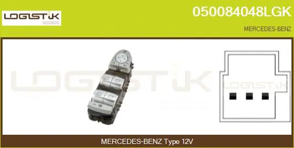 Switch, window regulator (050084048LGK)