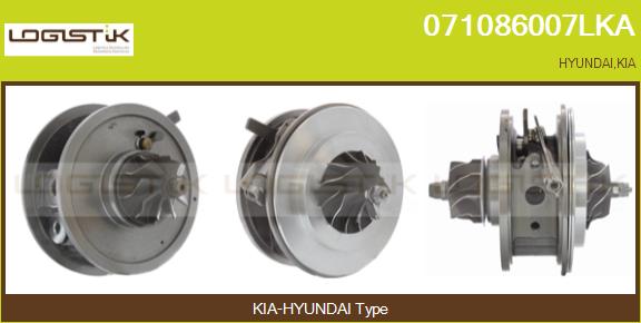 Core assembly, turbocharger (071086007LKA)