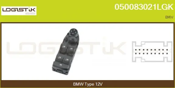 Switch, window regulator (050083021LGK)