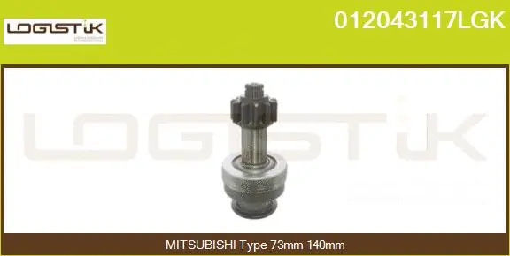 Pinion, starter (012043117LGK)