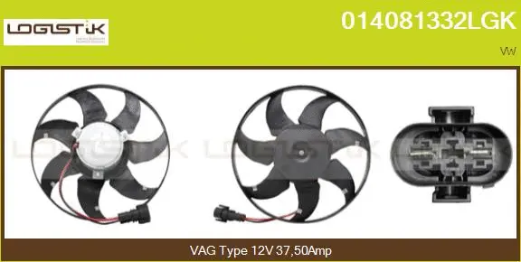 Fan, engine cooling (014081332LGK)