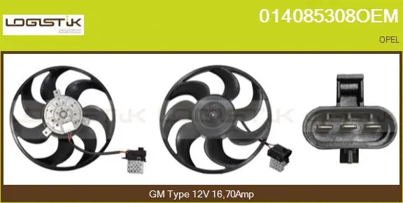 Fan, engine cooling (014085308OEM)