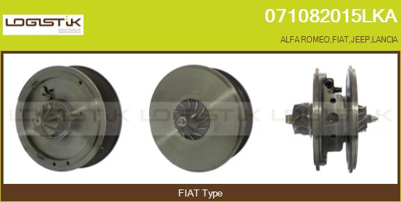 Core assembly, turbocharger (071082015LKA)