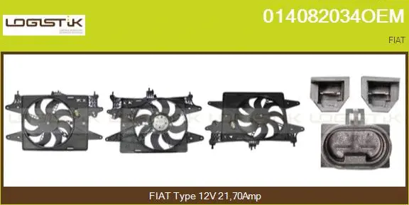 Electric Motor, radiator fan (014082034OEM)