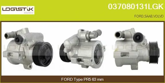 Hydraulic Pump, steering (037080131LGK)