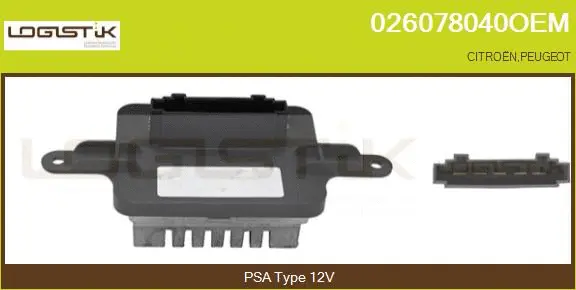 Resistor, interior blower (026078040OEM)