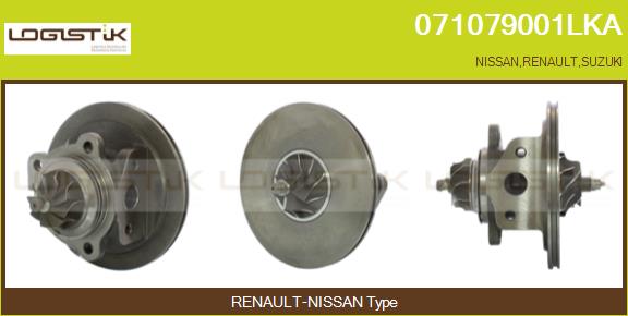 Core assembly, turbocharger (071079001LKA)