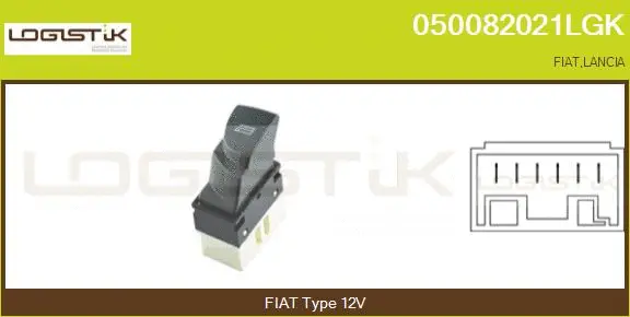 Switch, window regulator (050082021LGK)