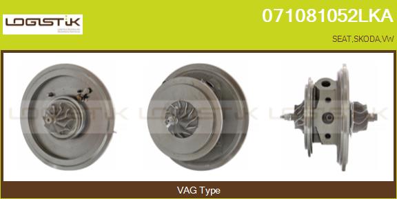 Core assembly, turbocharger (071081052LKA)