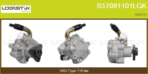 Hydraulic Pump, steering (037081101LGK)