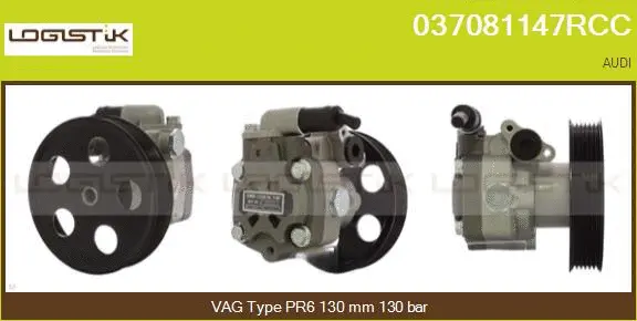 Hydraulic Pump, steering (037081147RCC)