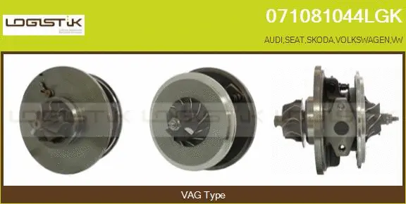 Core assembly, turbocharger (071081044LGK)