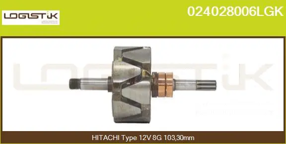 Rotor, alternator (024028006LGK)