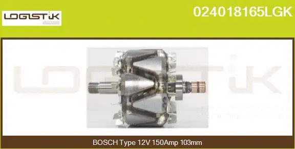 Rotor, alternator (024018165LGK)