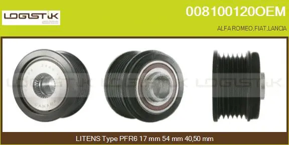 Belt Pulley, alternator (008100120OEM)