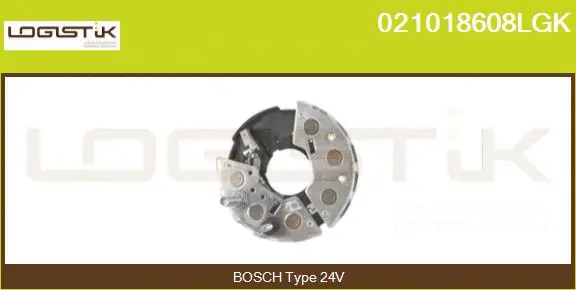 Rectifier, alternator (021018608LGK)