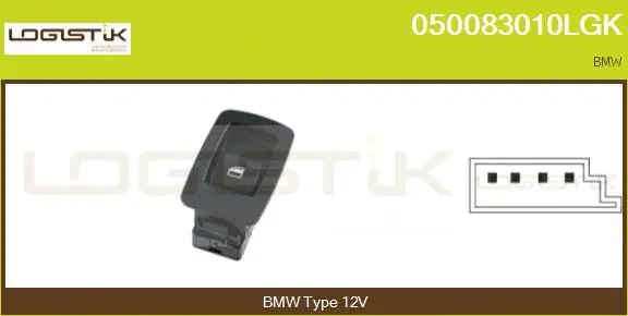 Switch, window regulator (050083010LGK)