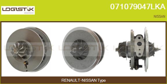 Core assembly, turbocharger (071079047LKA)