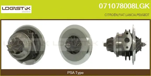 Core assembly, turbocharger (071078008LGK)