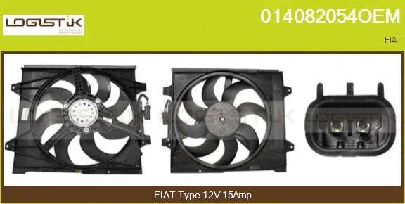 Electric Motor, radiator fan (014082054OEM)