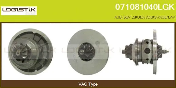 Core assembly, turbocharger (071081040LGK)