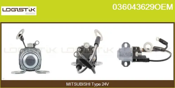 Solenoid Switch, starter (036043629OEM)