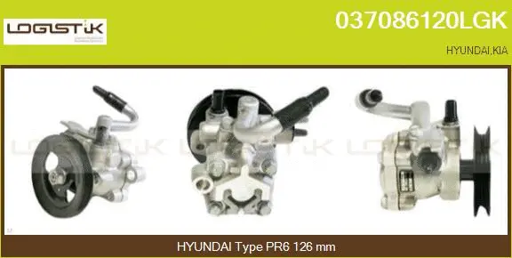 Hydraulic Pump, steering (037086120LGK)