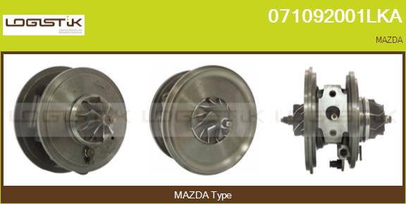 Core assembly, turbocharger (071092001LKA)